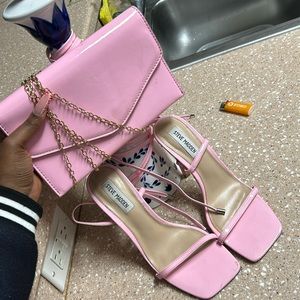 Steve Madden Heels Matching Purse.